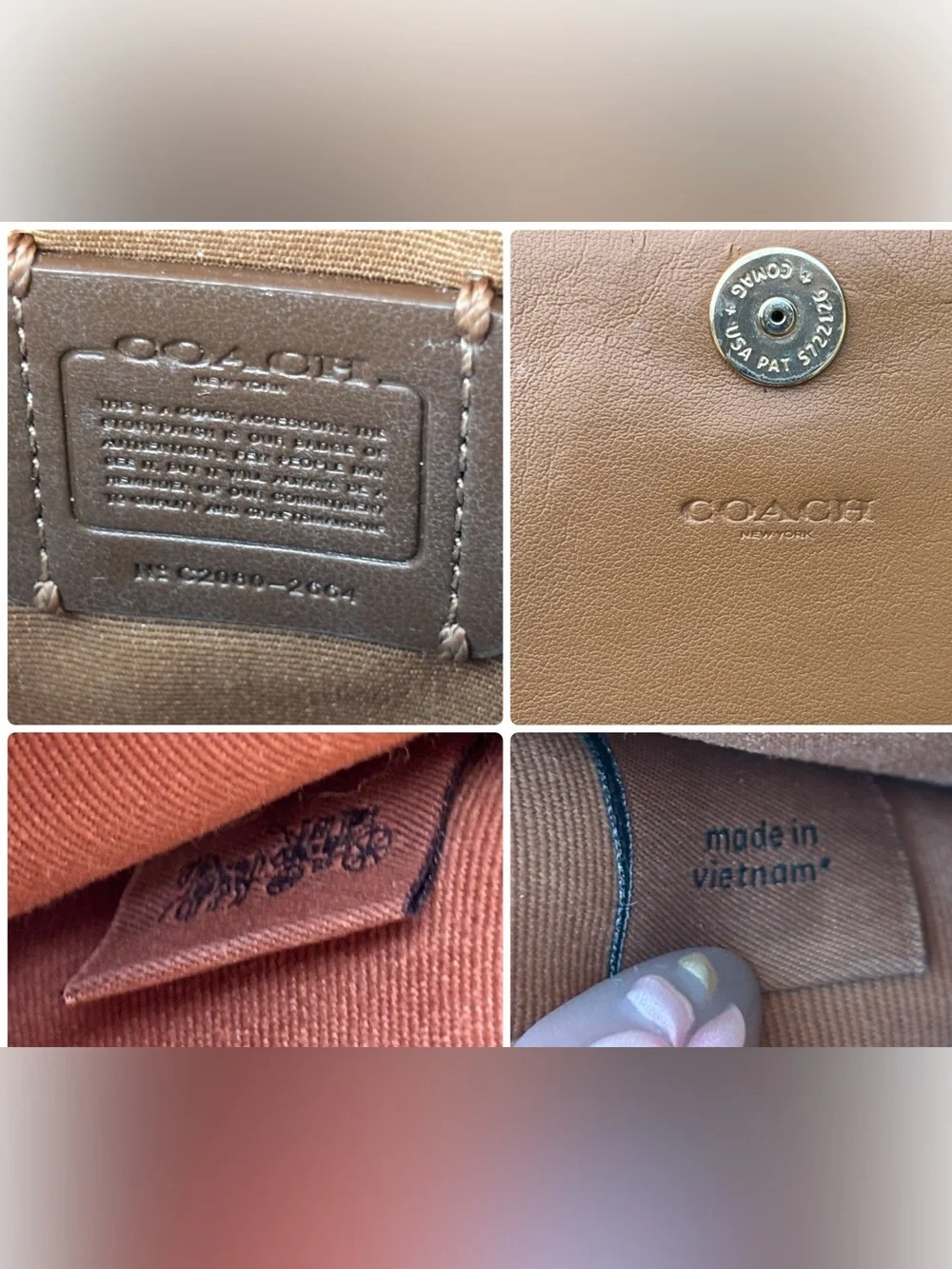 Coach Quilted Leather Crossbody Bag